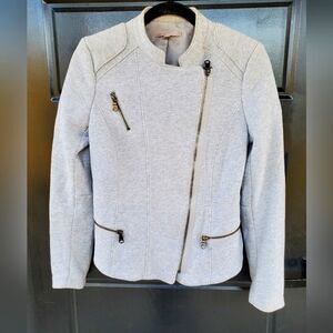 Gap moto jacket fully lined cotton, sz small